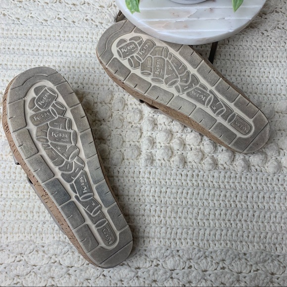 KORKS by KORK EASE Leather Criss Cross Sandal 9M - Picture 6 of 7